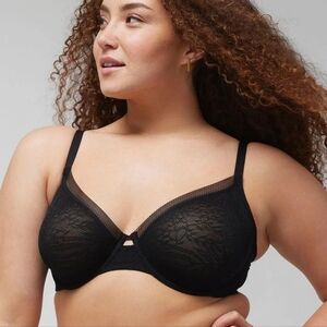 ☕️SOMA UNLINED LACE PERFECT COVERAGE UNDERWIRE BRA SIZE 34D